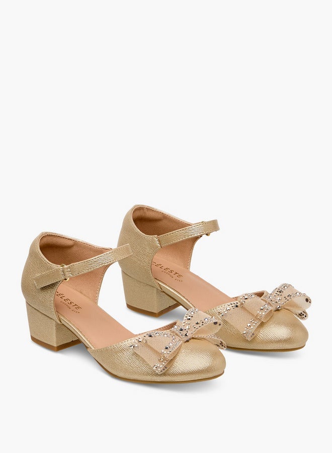 سيليست صنادل بكعب عريض للبنات تشكيلة رمضان - Image 2